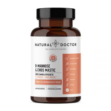 D-Mannose & Chios Mastiha, 90 capsule, Natural Doctor