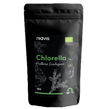 Chlorella Pulbere ecologica, 125g, Niavis