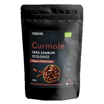 Curmale fara samburi ecologice, 250g, Niavis