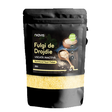 Fulgi de drojdie uscata inactiva, 200g, Niavis