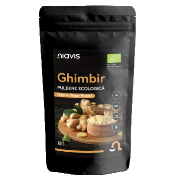 Ghimbir Pulbere ecologica, 60g, Niavis