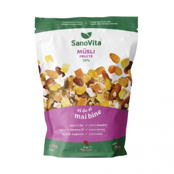 Musli cu fructe, 1kg, SanoVita