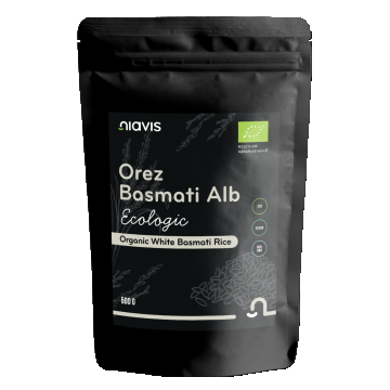 Orez basmati alb ecologic, 500g, Niavis