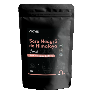 Sare neagra fina de Himalaya, 250g, Niavis