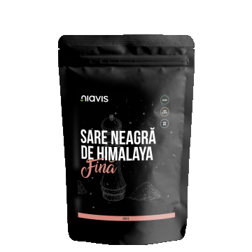 Sare neagra fina de Himalaya, 250g, Niavis