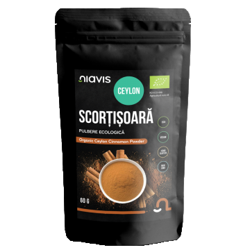 Scortisoara Ceylon Pulbere ecologica, 60g, Niavis