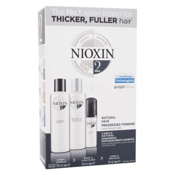 Set System 2 Sampon 150ml + Balsam 150ml + Tratament pentru par 40ml, Nioxin