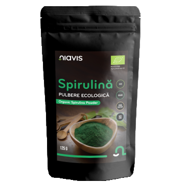 Spirulina Pulbere ecologica, 125g, Niavis