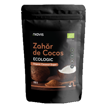 Zahar de cocos ecologic, 250g, Niavis